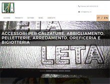 Tablet Screenshot of leta.it